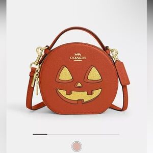 Coach Pumpkin Halloween Canteen purse Bag